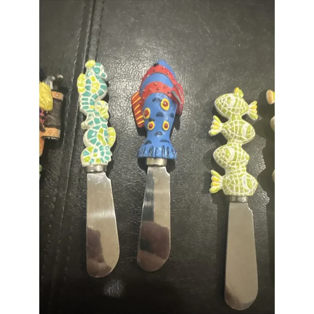 Lot Of 8 Cheese Spreaders 